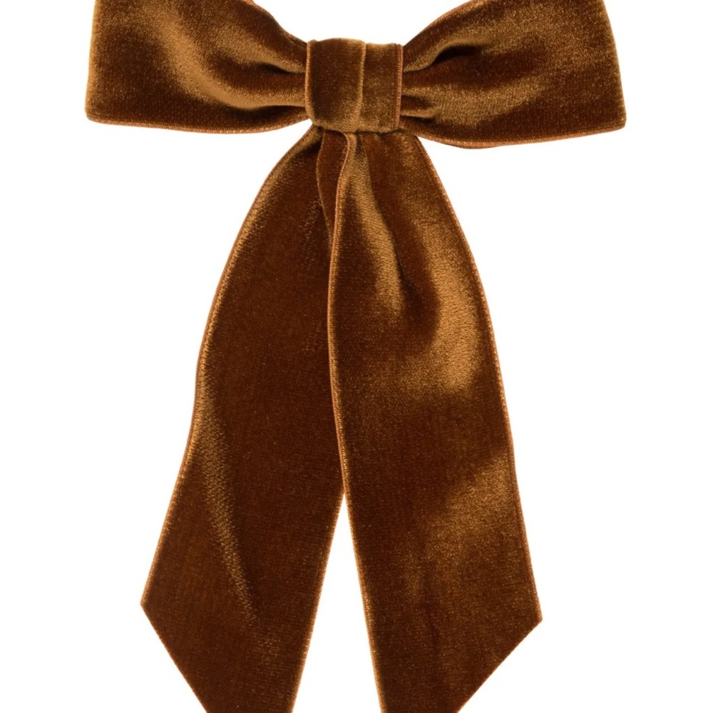 Jennifer Behr velvet bow barrette